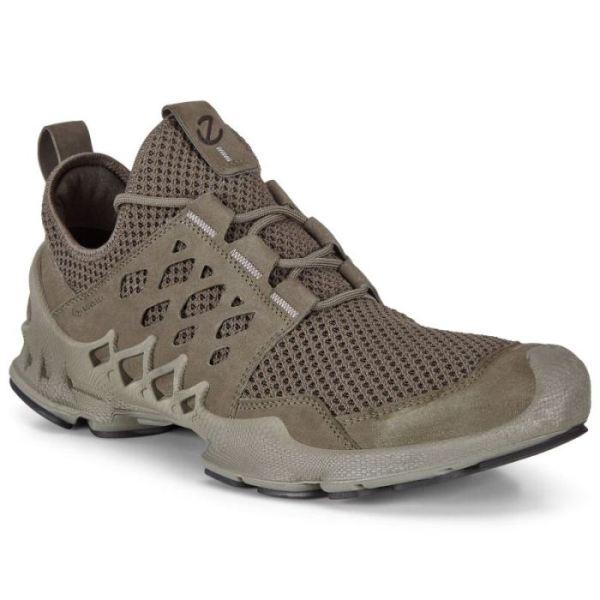 ECCO SHOES -BIOM AEX MEN'S LOW GTX SHOES-TARMAC/DARK CLAY