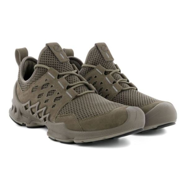 ECCO SHOES -BIOM AEX MEN'S LOW GTX SHOES-TARMAC/DARK CLAY