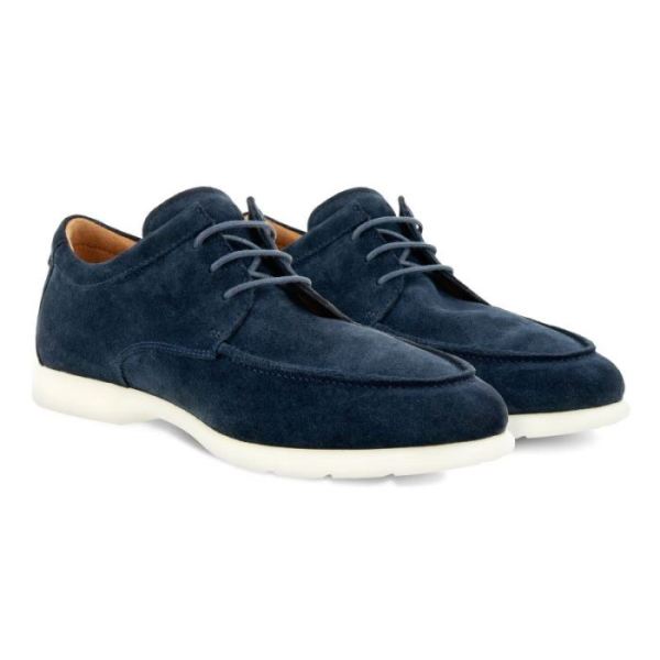 ECCO SHOES -CITYTRAY LITE MEN'S LACED SHOES-NAVY