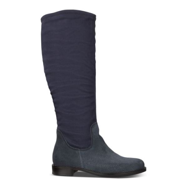 ECCO SHOES -SARTORELLE 25 WOMEN'S HIGH-CUT BOOT-MARINE/MARINE