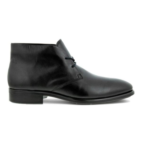 ECCO SHOES -CITYTRAY MEN'S CHUKKA BOOT-BLACK