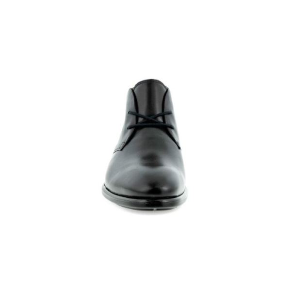 ECCO SHOES -CITYTRAY MEN'S CHUKKA BOOT-BLACK