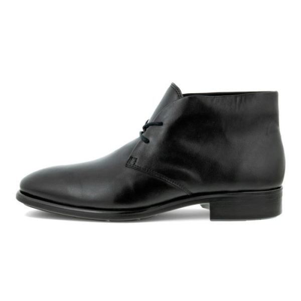 ECCO SHOES -CITYTRAY MEN'S CHUKKA BOOT-BLACK