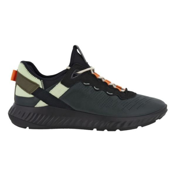 ECCO SHOES -ATH-1FM MEN'S SNEAKER-SEA TANGLE/BLACK