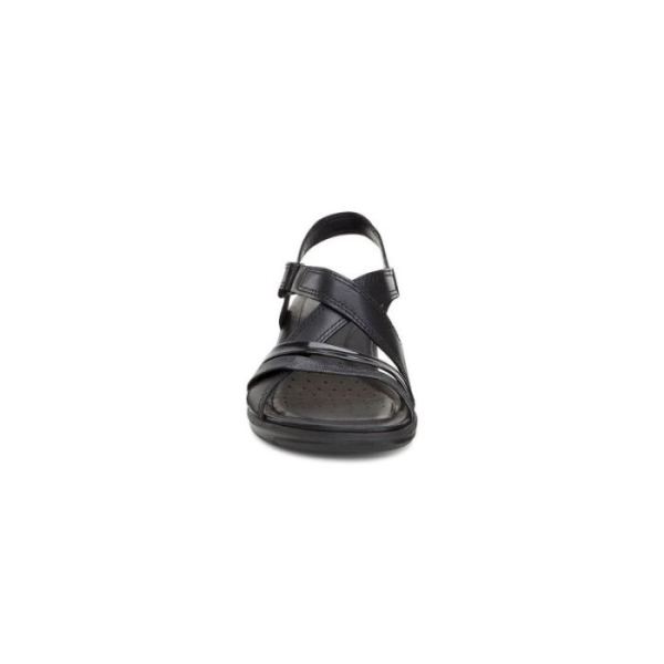 ECCO SHOES -WOMEN'S FELICIA SANDAL-BLACK/BLACK