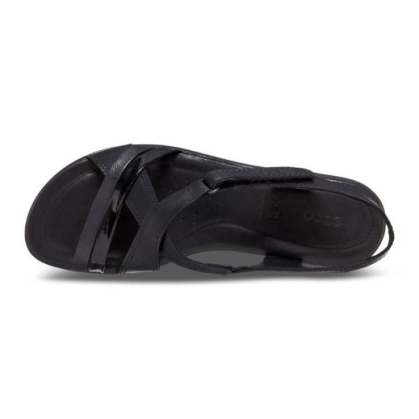 ECCO SHOES -WOMEN'S FELICIA SANDAL-BLACK/BLACK
