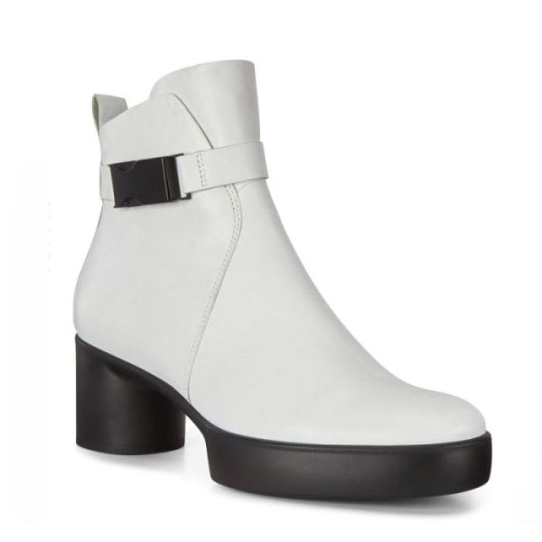 ECCO SHOES -SHAPE SCULPTED MOTION 35 WOMEN'S MID-CUT BOOT-BRIGHT WHITE