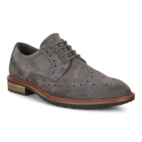 ECCO SHOES -VITRUS I WING TIP TIE-MAGNET