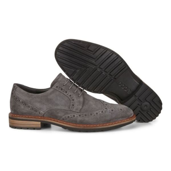 ECCO SHOES -VITRUS I WING TIP TIE-MAGNET