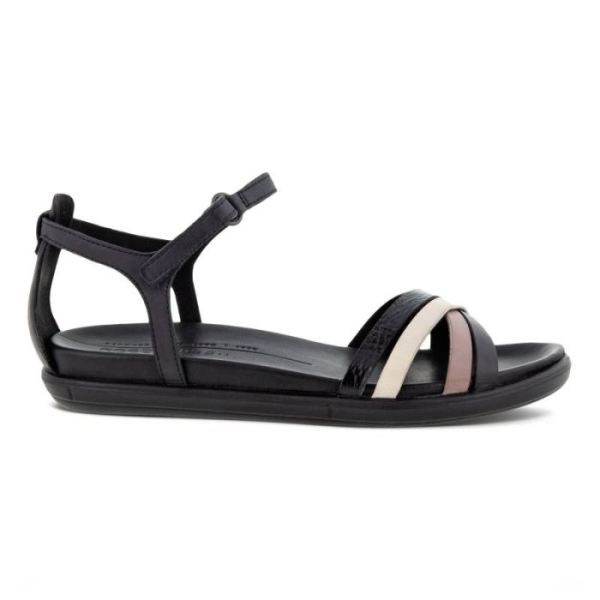 ECCO SHOES -SIMPIL WOMEN'S ANKLE SANDAL-MULTICOLOR BLACK