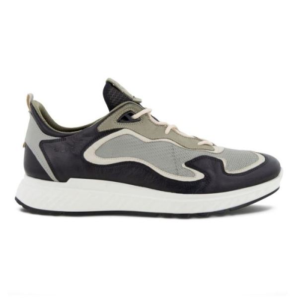 ECCO SHOES -ST.1 MEN'S LACED SHOES-MULTICOLOR BLACK