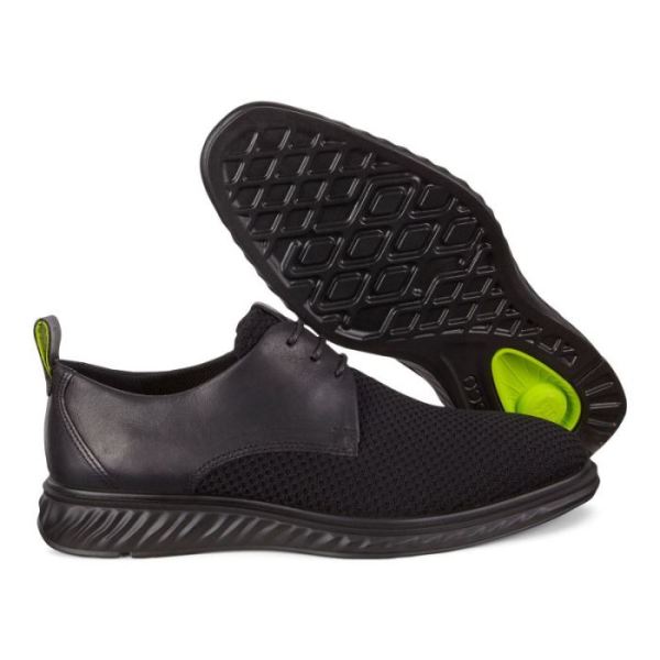 ECCO SHOES -ST. 1 HYBRID LITE SHOES-BLACK/BLACK