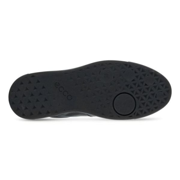 ECCO SHOES -STREET TRAY MEN'S RETRO SLIP-ON-BLACK