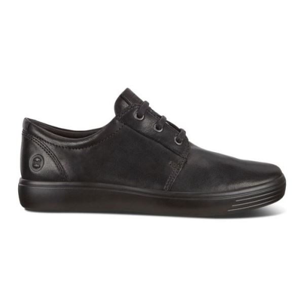 ECCO SHOES -SOFT 7 MEN'S DERBY SHOES-BLACK