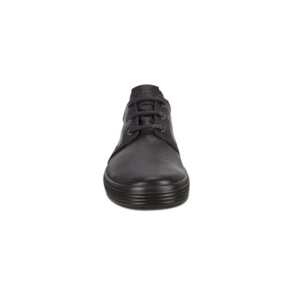 ECCO SHOES -SOFT 7 MEN'S DERBY SHOES-BLACK