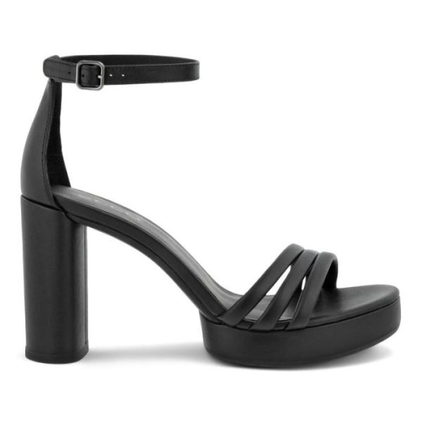 ECCO SHOES -ELEVATE SCULPTED WOMEN'S SANDAL 75-BLACK