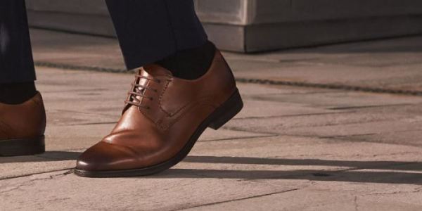 ECCO SHOES -MELBOURNE TIE-AMBER