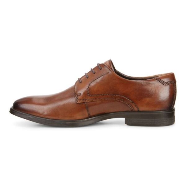 ECCO SHOES -MELBOURNE TIE-AMBER