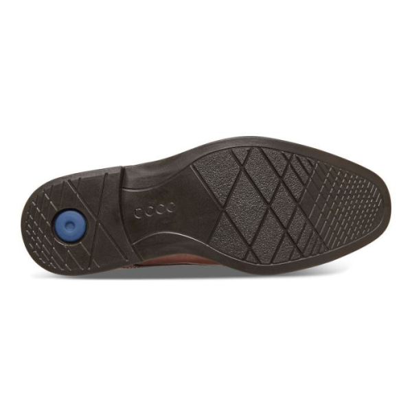 ECCO SHOES -MELBOURNE TIE-AMBER