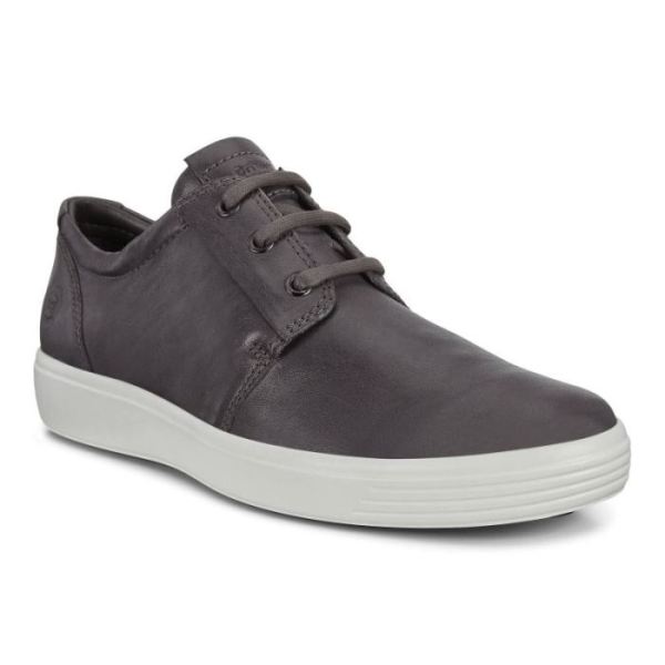 ECCO SHOES -SOFT 7 MEN'S DERBY SHOES-MAGNET