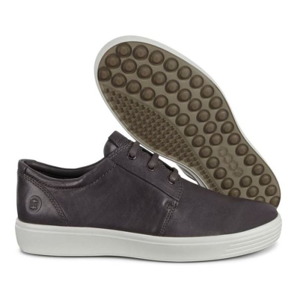 ECCO SHOES -SOFT 7 MEN'S DERBY SHOES-MAGNET