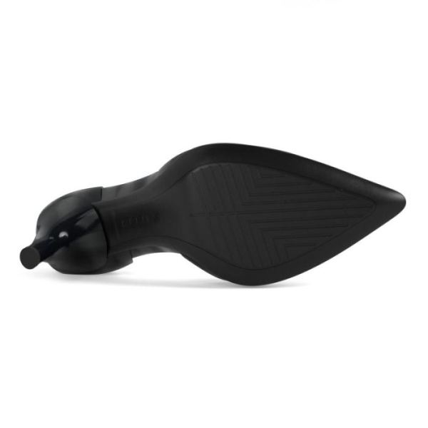 ECCO SHOES -SHAPE STILETTO 75 ASYMMETRIC PUMP-BLACK
