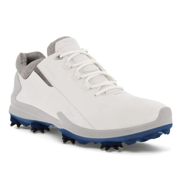 ECCO SHOES -MEN'S BIOM G3 CLEATED GOLF SHOES-WHITE