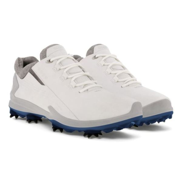 ECCO SHOES -MEN'S BIOM G3 CLEATED GOLF SHOES-WHITE