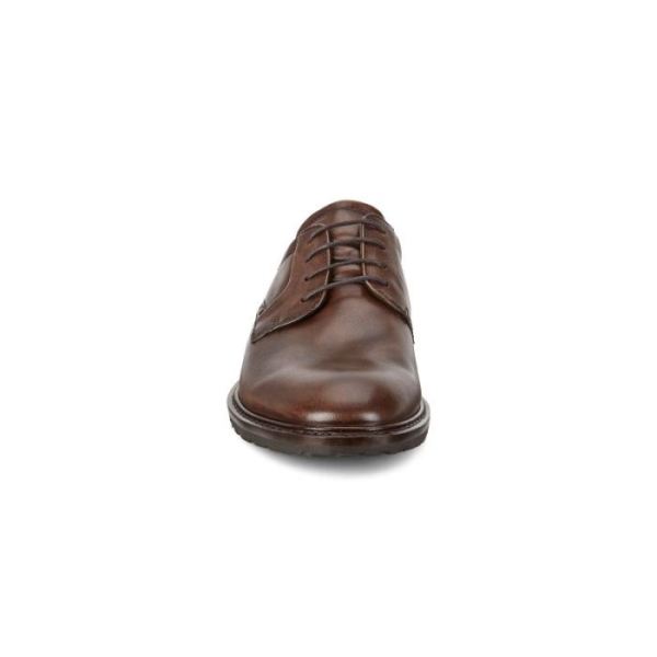 ECCO SHOES -VITRUS I PLAIN TOE TIE-NATURE