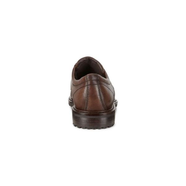 ECCO SHOES -VITRUS I PLAIN TOE TIE-NATURE