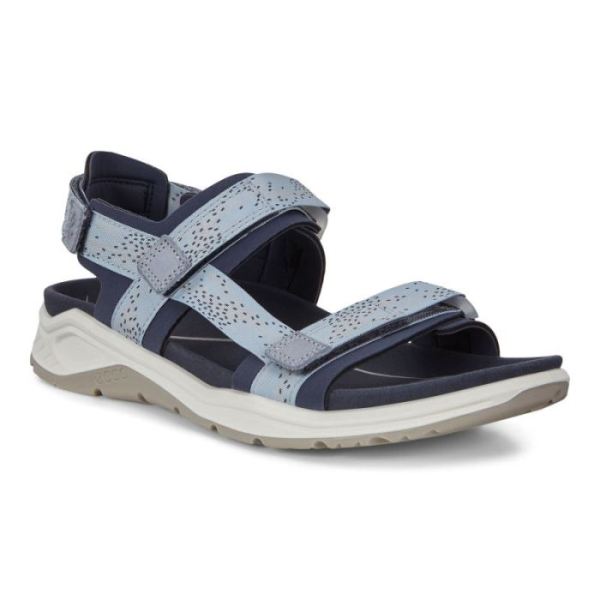 ECCO SHOES -X-TRINSIC. FLAT SANDAL-MARINE/DUSTY BLUE