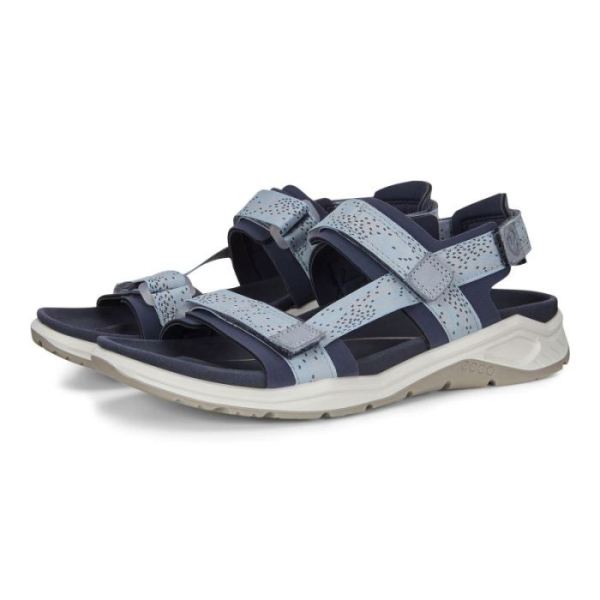 ECCO SHOES -X-TRINSIC. FLAT SANDAL-MARINE/DUSTY BLUE