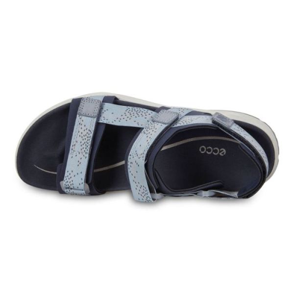 ECCO SHOES -X-TRINSIC. FLAT SANDAL-MARINE/DUSTY BLUE