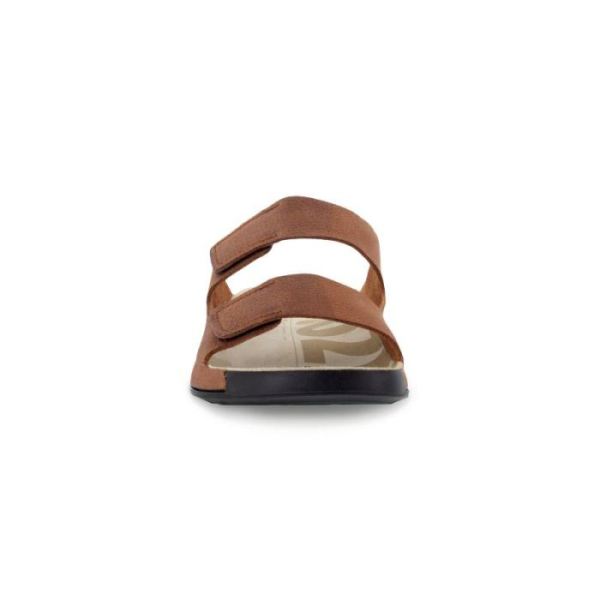 ECCO SHOES -2ND COZMO MEN'S TWO BAND SLIDE-TUSCANY