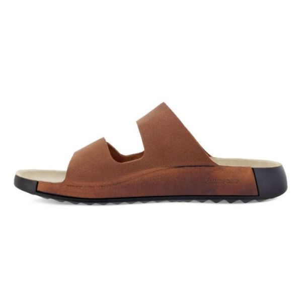 ECCO SHOES -2ND COZMO MEN'S TWO BAND SLIDE-TUSCANY