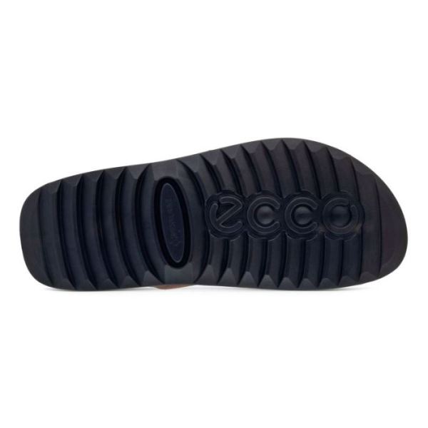 ECCO SHOES -2ND COZMO MEN'S TWO BAND SLIDE-TUSCANY