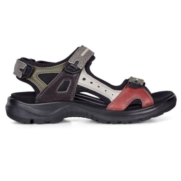 ECCO SHOES -WOMEN&RSQUO;S OFFROAD SANDAL-MULTICOLOR MARSALA
