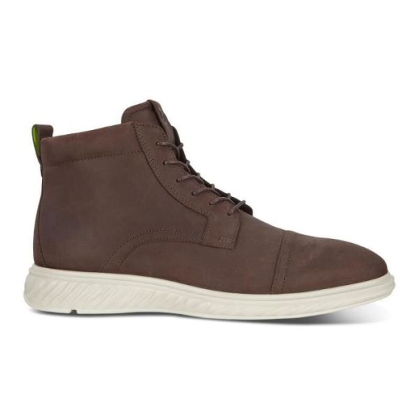 ECCO SHOES -ST.1 HYBRID LITE MEN'S TOE CAP BOOT-MOCHA