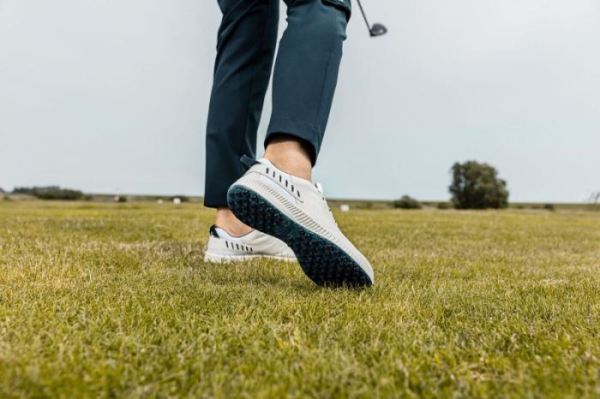 ECCO SHOES -MEN'S S-HYBRID GOLF SHOE-WHITE