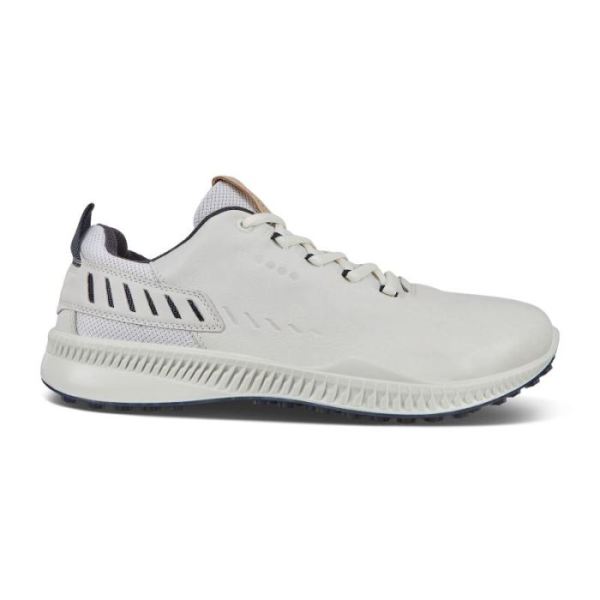 ECCO SHOES -MEN'S S-HYBRID GOLF SHOE-WHITE