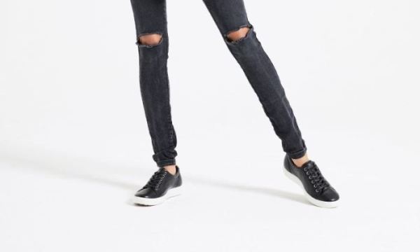 ECCO SHOES -SOFT 7 WOMEN'S SNEAKER-BLACK