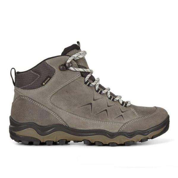 ECCO SHOES -ULTERRA WOMEN'S MID GTX BOOT-WARM GRAY/WARM GRAY