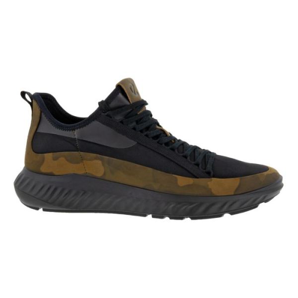ECCO SHOES -ATH-1FM MEN'S SLIP-ON LX-TARMAC/BLACK