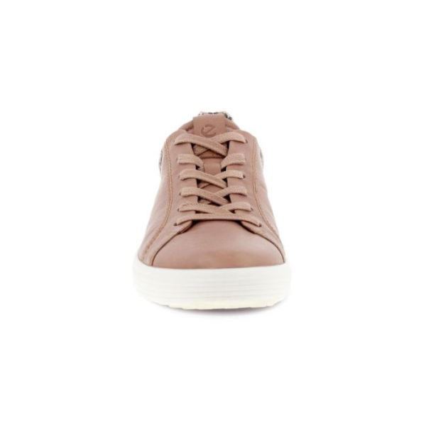ECCO SHOES -SOFT 7 WOMEN'S STREET SNEAKER 2.0-MOREL/LIMESTONEBLACK