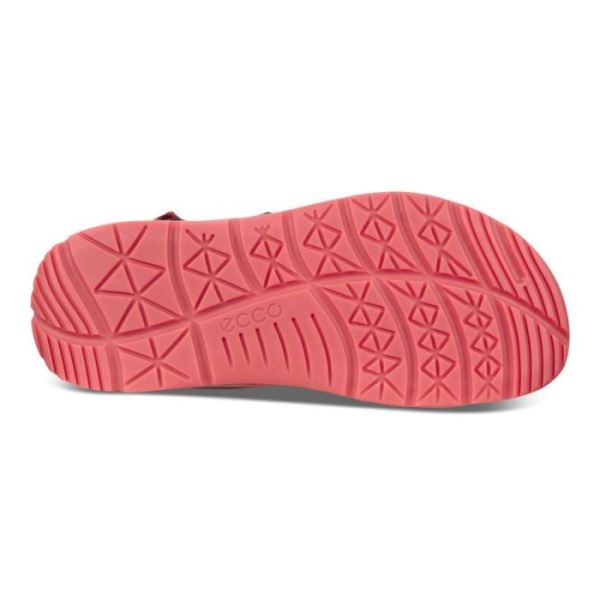 ECCO SHOES -X-TRINSIC. FLAT SANDAL-FIG/APRICOT