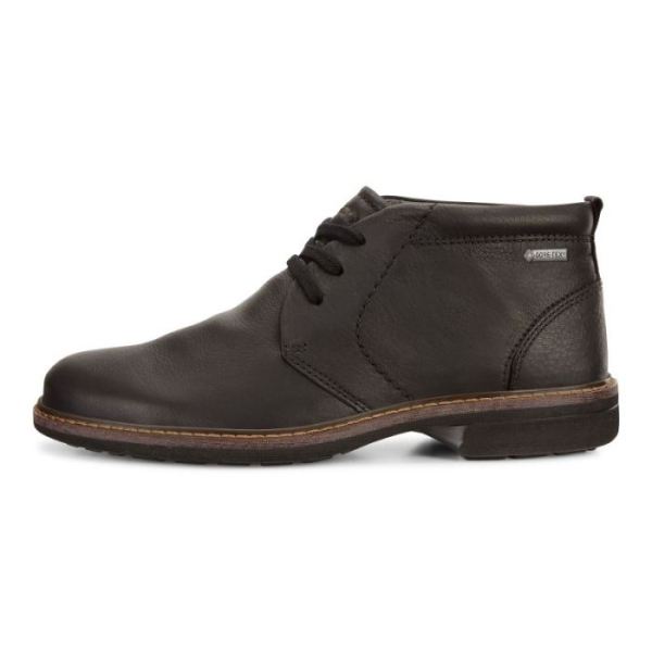 ECCO SHOES -TURN GTX MEN'S CHUKKA TIE-BLACK