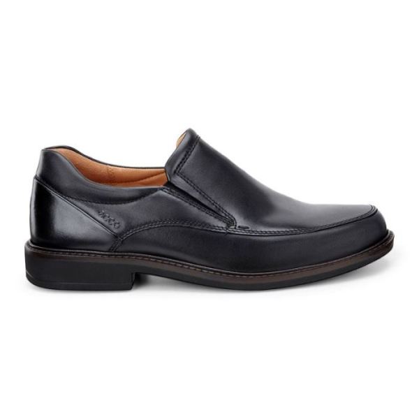 ECCO SHOES -HOLTON APRON MEN'S TOE SLIP ON-BLACK