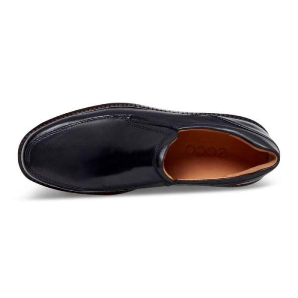 ECCO SHOES -HOLTON APRON MEN'S TOE SLIP ON-BLACK