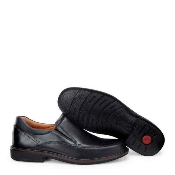 ECCO SHOES -HOLTON APRON MEN'S TOE SLIP ON-BLACK