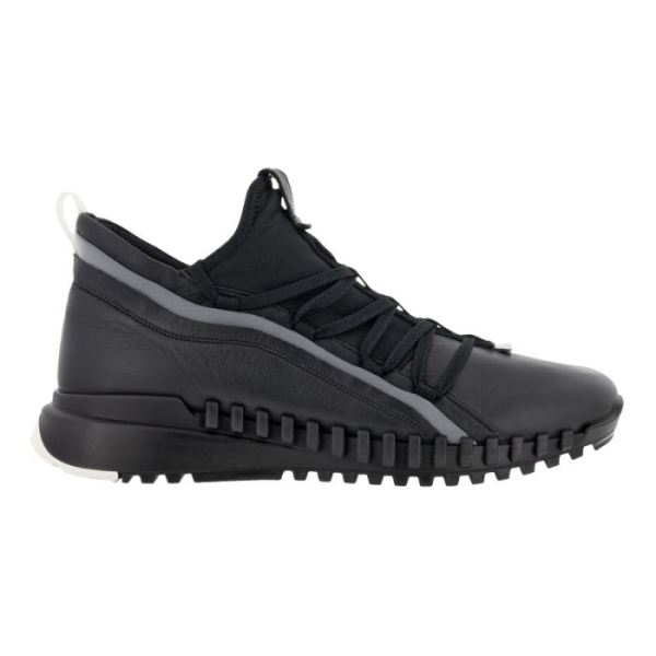 ECCO SHOES -ZIPFLEX MEN'S EASY SLIP-ON-BLACK